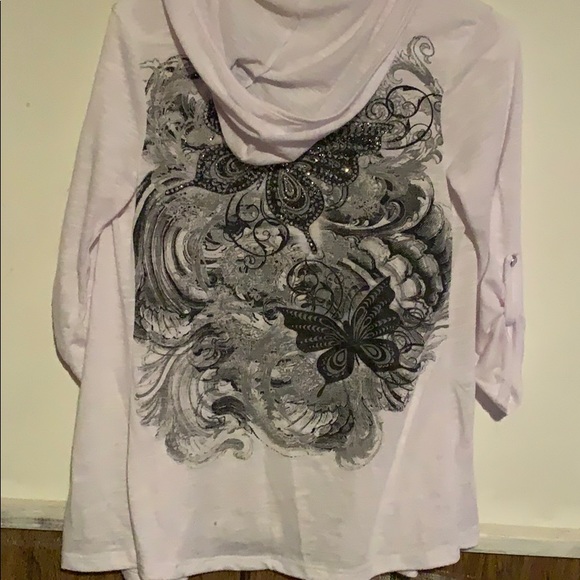 white light weight cardigan - Picture 3 of 5